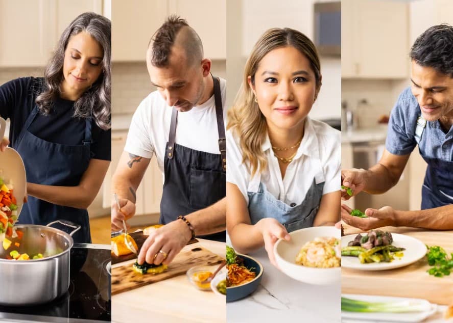 Chef-crafted meals delivered weekly