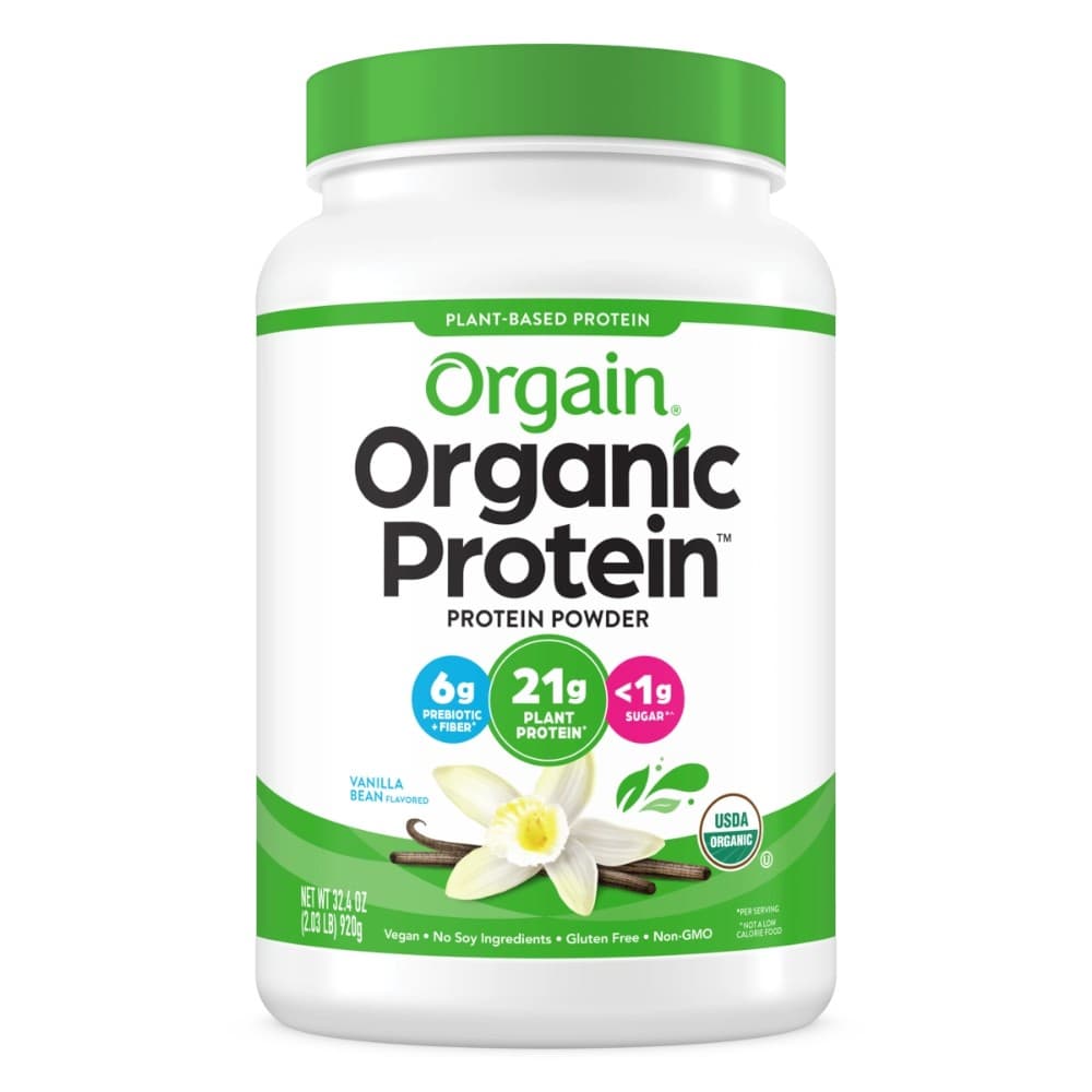 Organic Protein Plant Based Protein Powder - Vanilla Bean