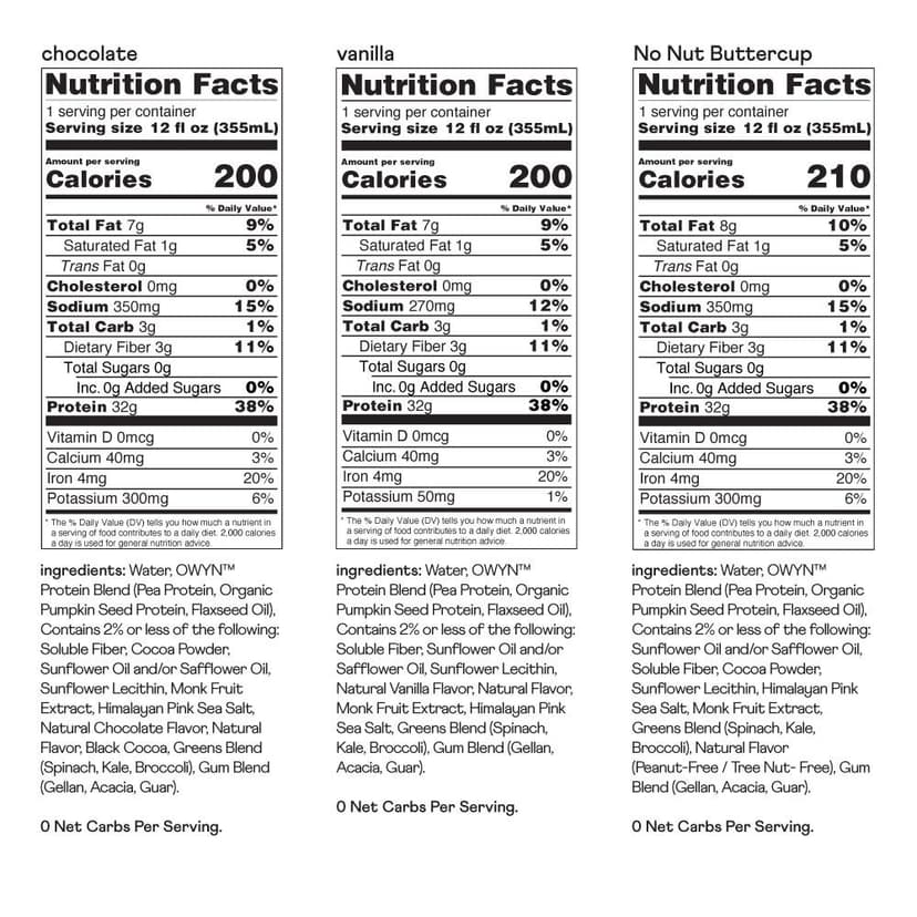 Pro Elite High Protein Shakes