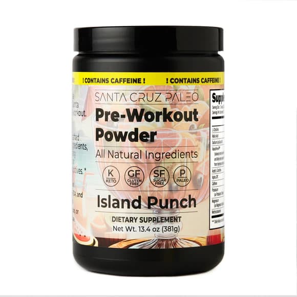 CAFFEINATED Island Punch Pre-Workout Powder