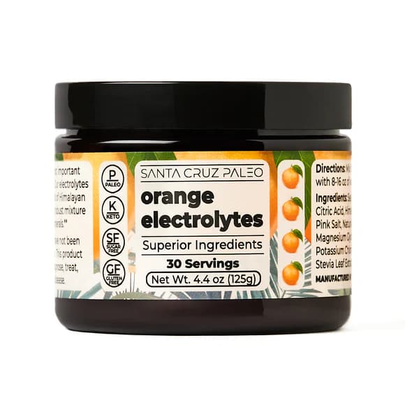 Orange Electrolyte Tub