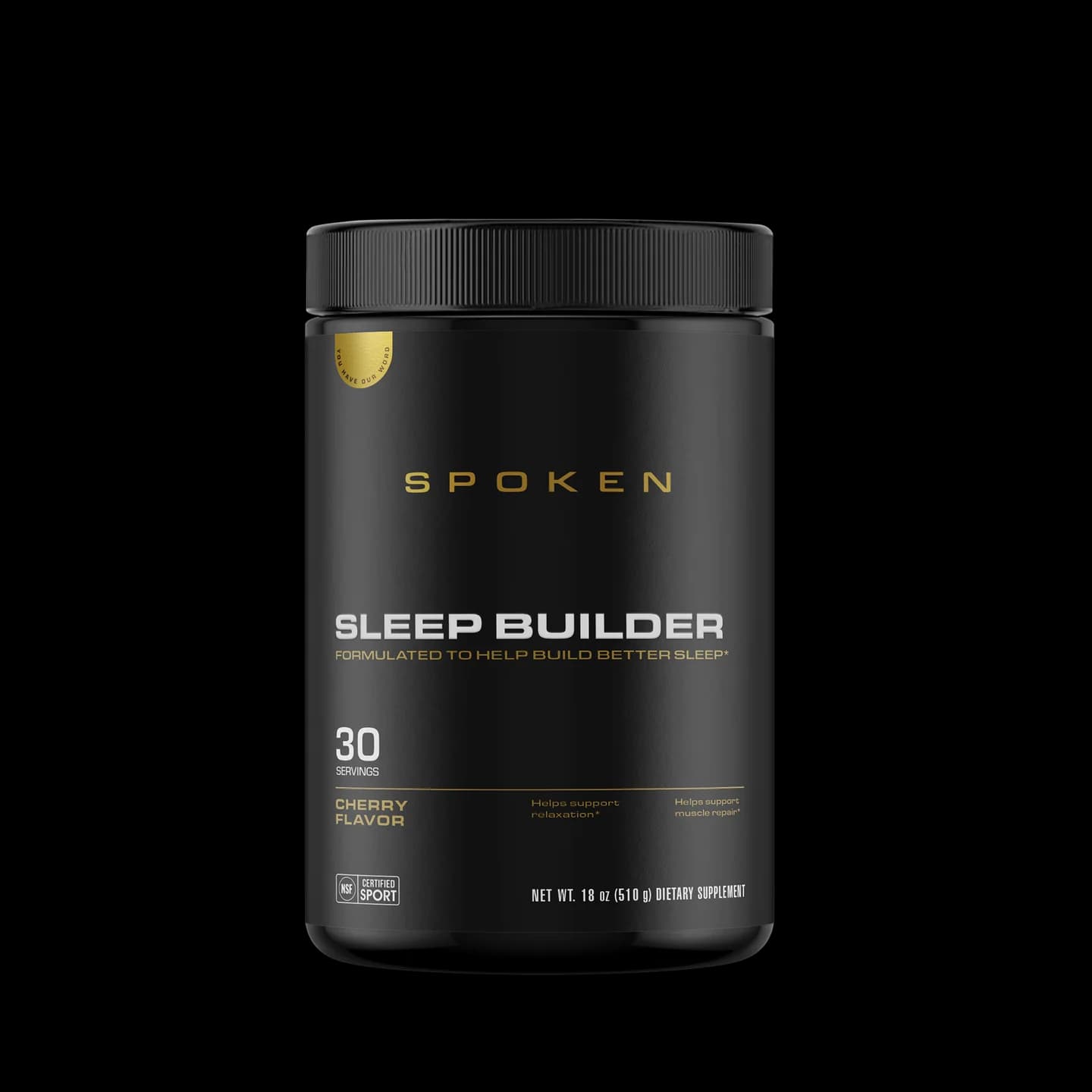 Spoken Sleep Builder 18oz - Cherry